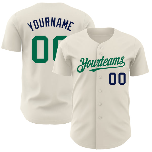 Custom Green Red-Cream Authentic Baseball Jersey Sale – UKSN INC