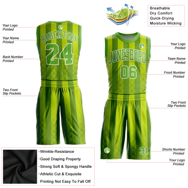 Custom Kelly Green White-Red 3D Mexico Authentic Basketball Jersey Discount