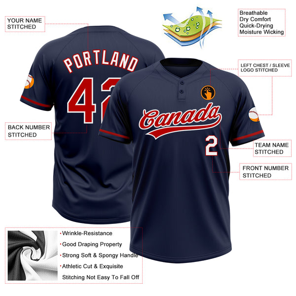 Top-selling Item] Cleveland Indians Stitches Team Color Button-Down 3D  Unisex Jersey - Navy Red 3D Unisex Jersey