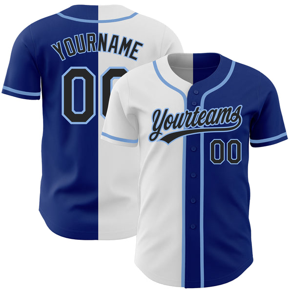 Custom Royal Red-Light Blue Authentic Baseball Jersey Sale – UKSN INC