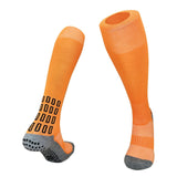 Grip Soccer Socks Anti Slip Non Slip Cushion Over-the-Calf Athletic Socks for Football Sports