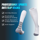 Anti Slip Silicones Grip Cushioned Soccer Socks