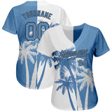 Custom 3D Pattern Design Hawaii Coconut Trees Authentic Baseball Jersey