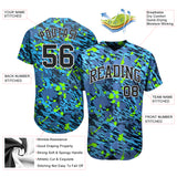 Custom 3D Pattern Design Music Festival Authentic Baseball Jersey