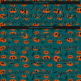 Custom 3D Pattern Halloween Pumpkins Authentic Baseball Jersey