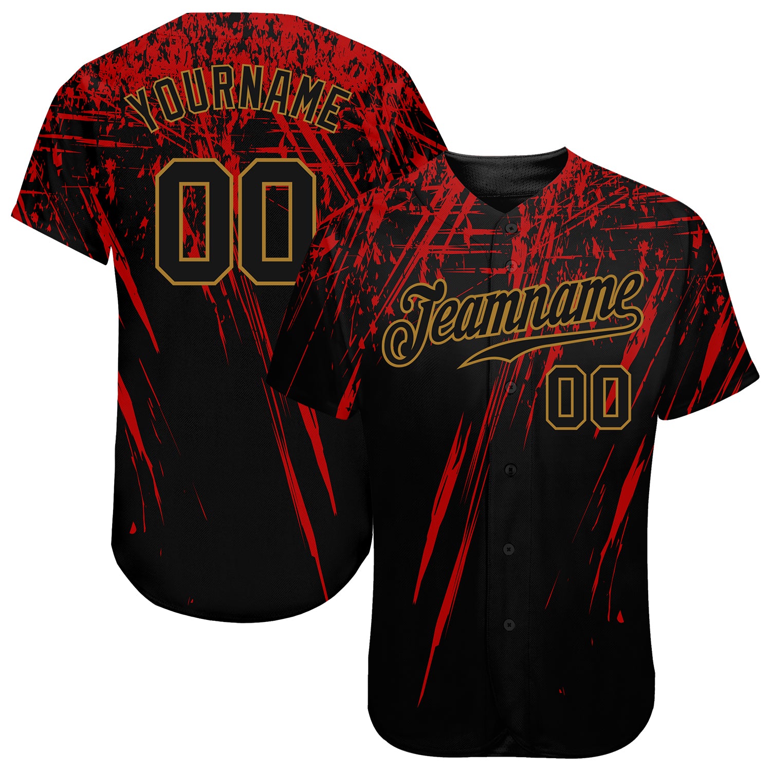 Black and red baseball jersey best sale