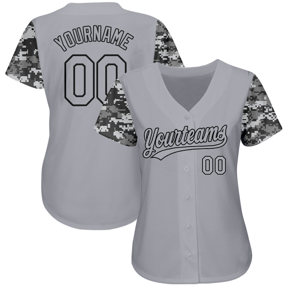 Camo Custom Baseball Jersey, Baseball Jersey Shirts