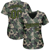 Custom Camo Navy-Gray Authentic Salute To Service Baseball Jersey