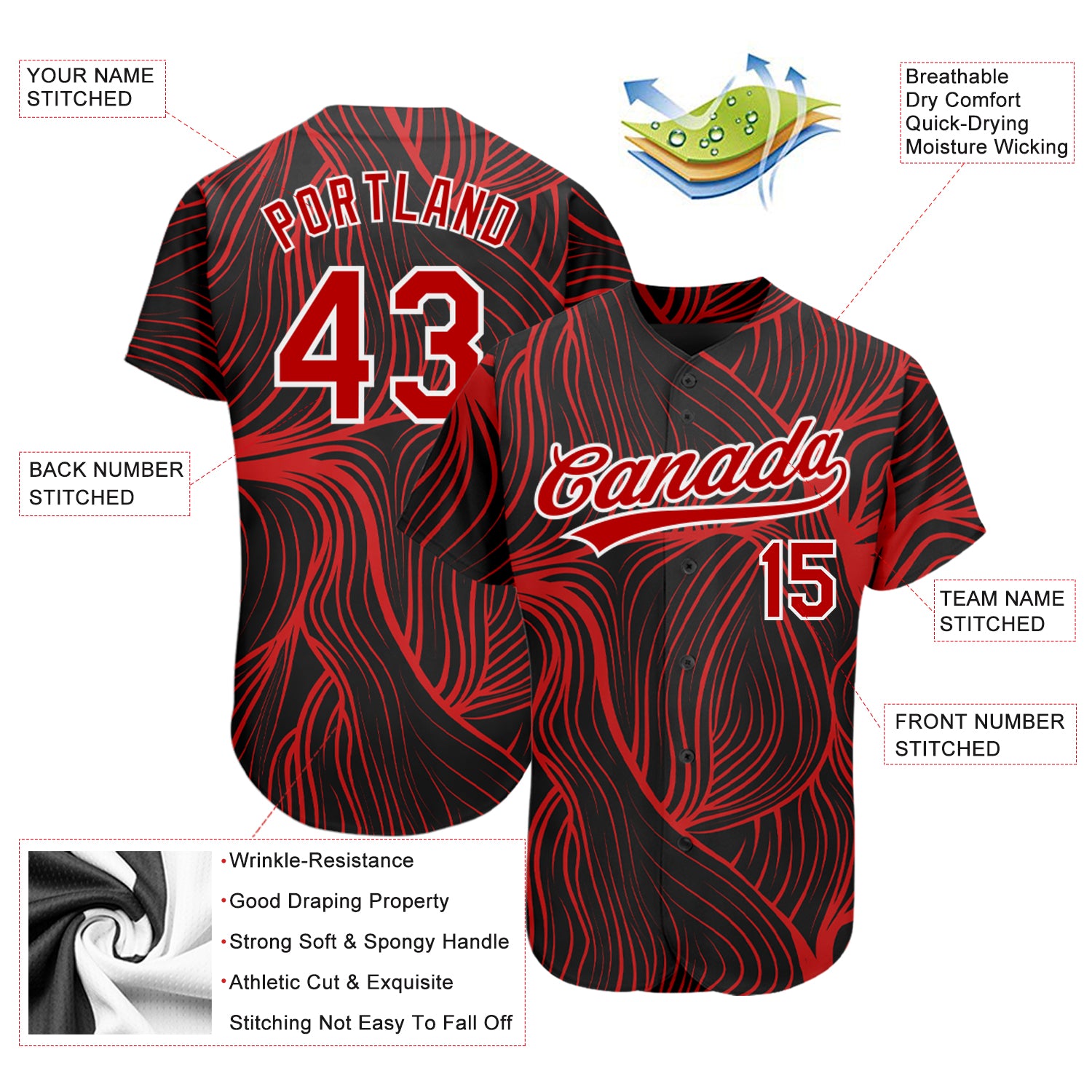 Custom Graffiti Pattern White-Royal 3D Authentic Baseball Jersey