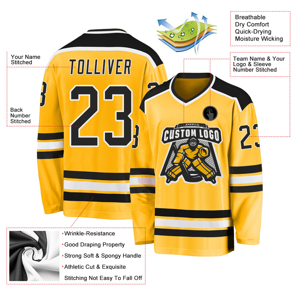 Hockey Jersey - Personalized Name, Number and Logo Team