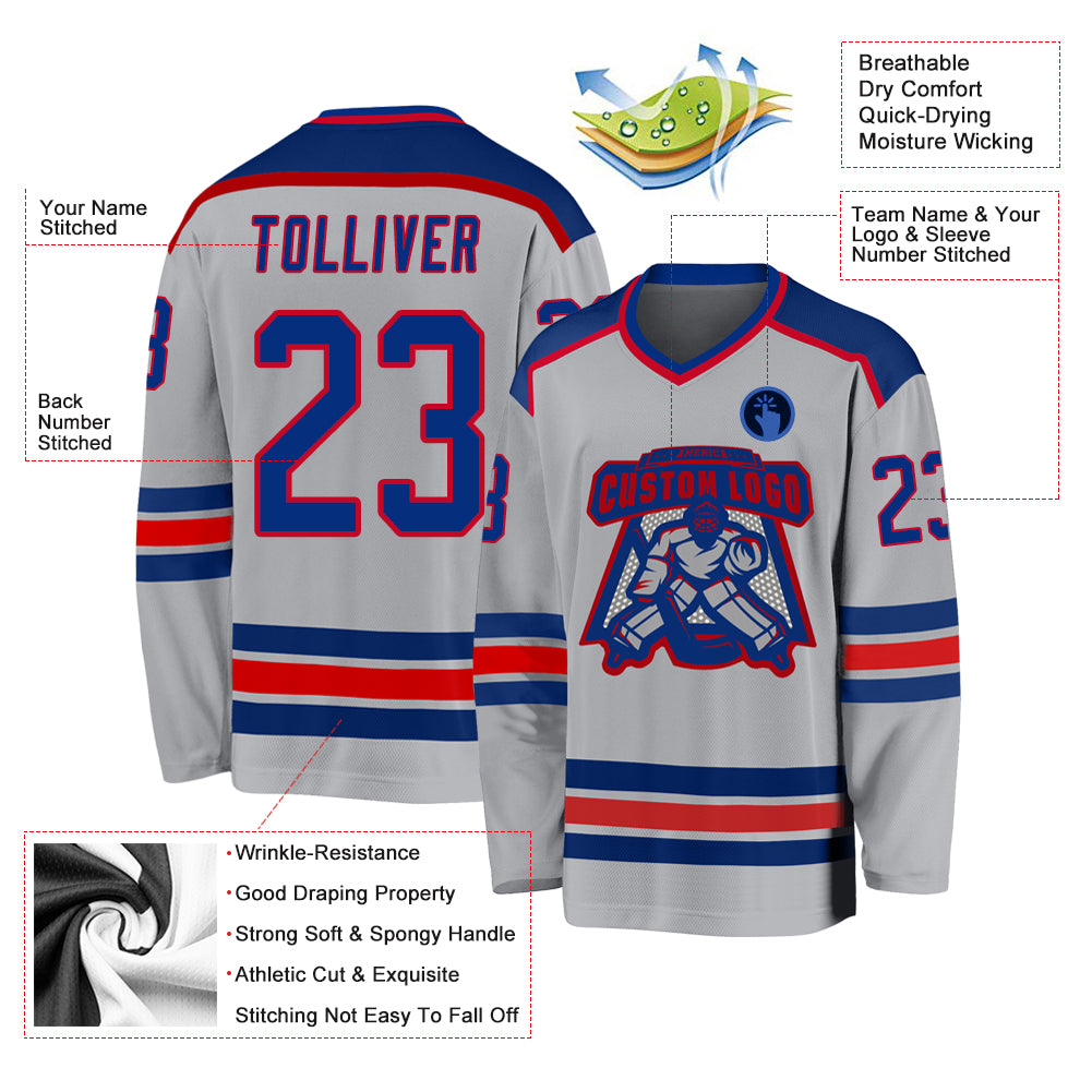 Custom Red White-Black Hockey Jersey Sale – UKSN INC