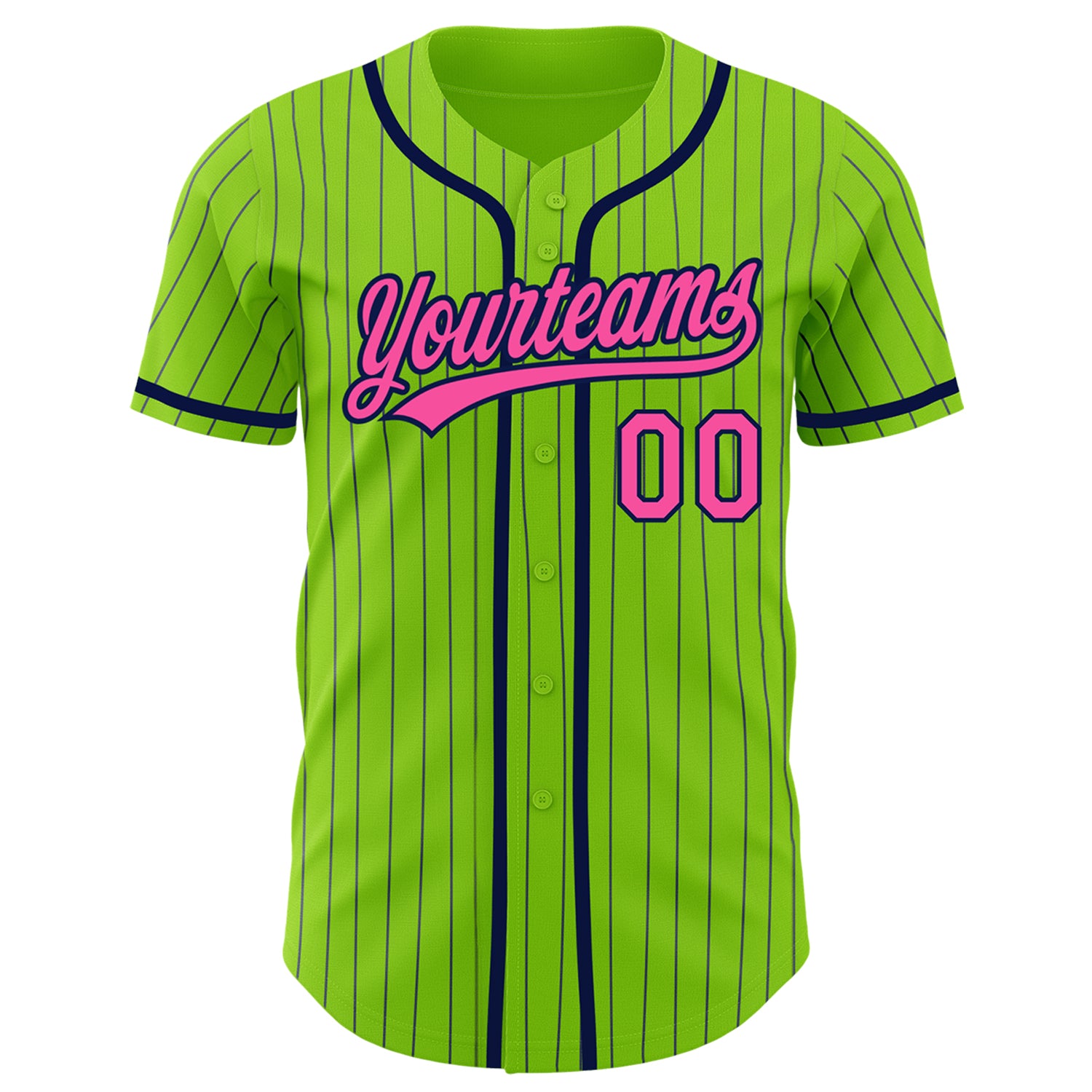 Cheap Custom Aqua White Pinstripe Black Authentic Baseball Jersey