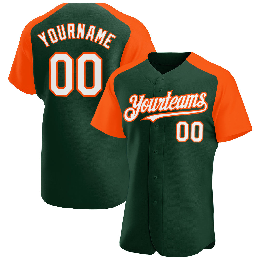 Custom Black Orange Baseball Jersey