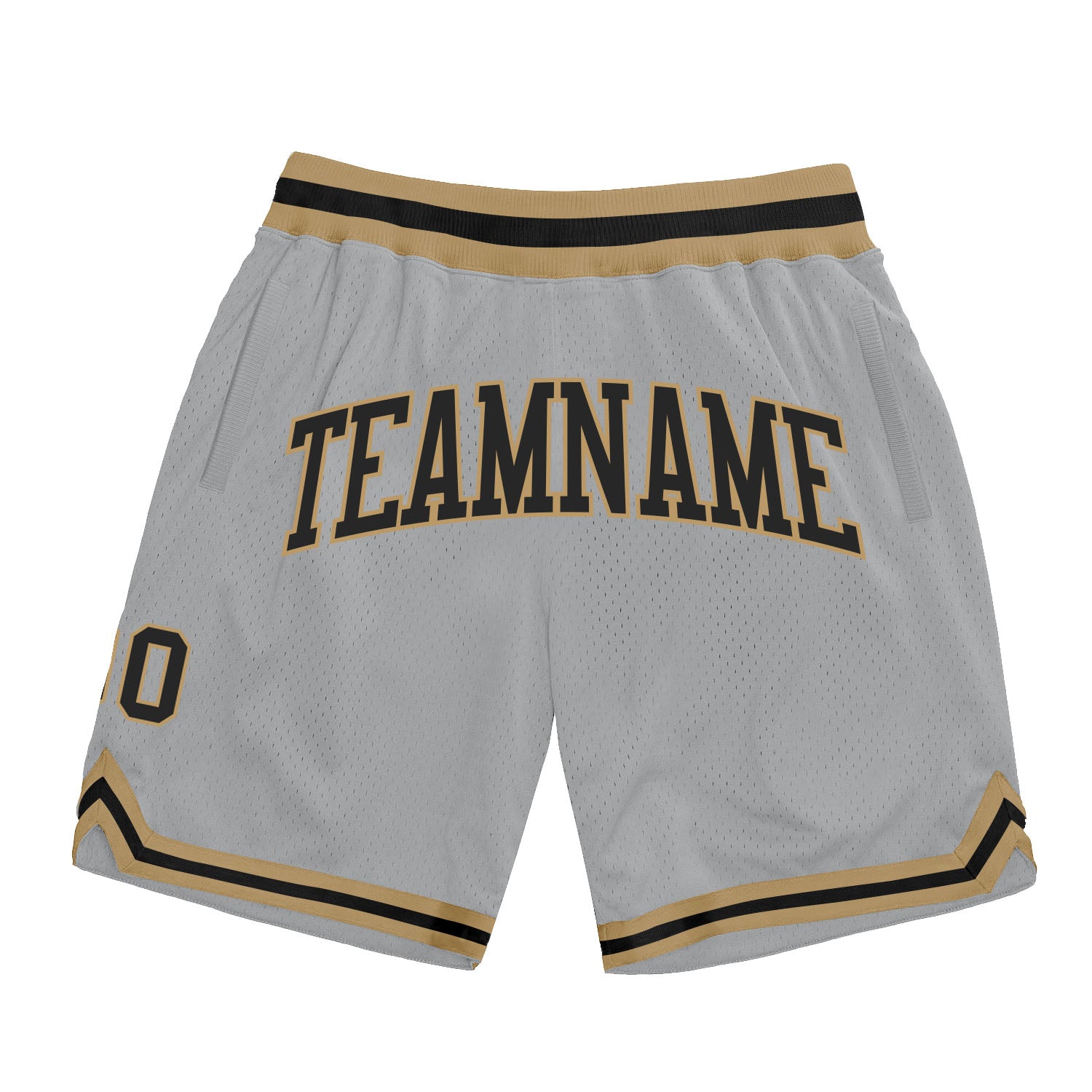 Custom Olive White-Old Gold Authentic Throwback Salute To Service  Basketball Shorts Discount
