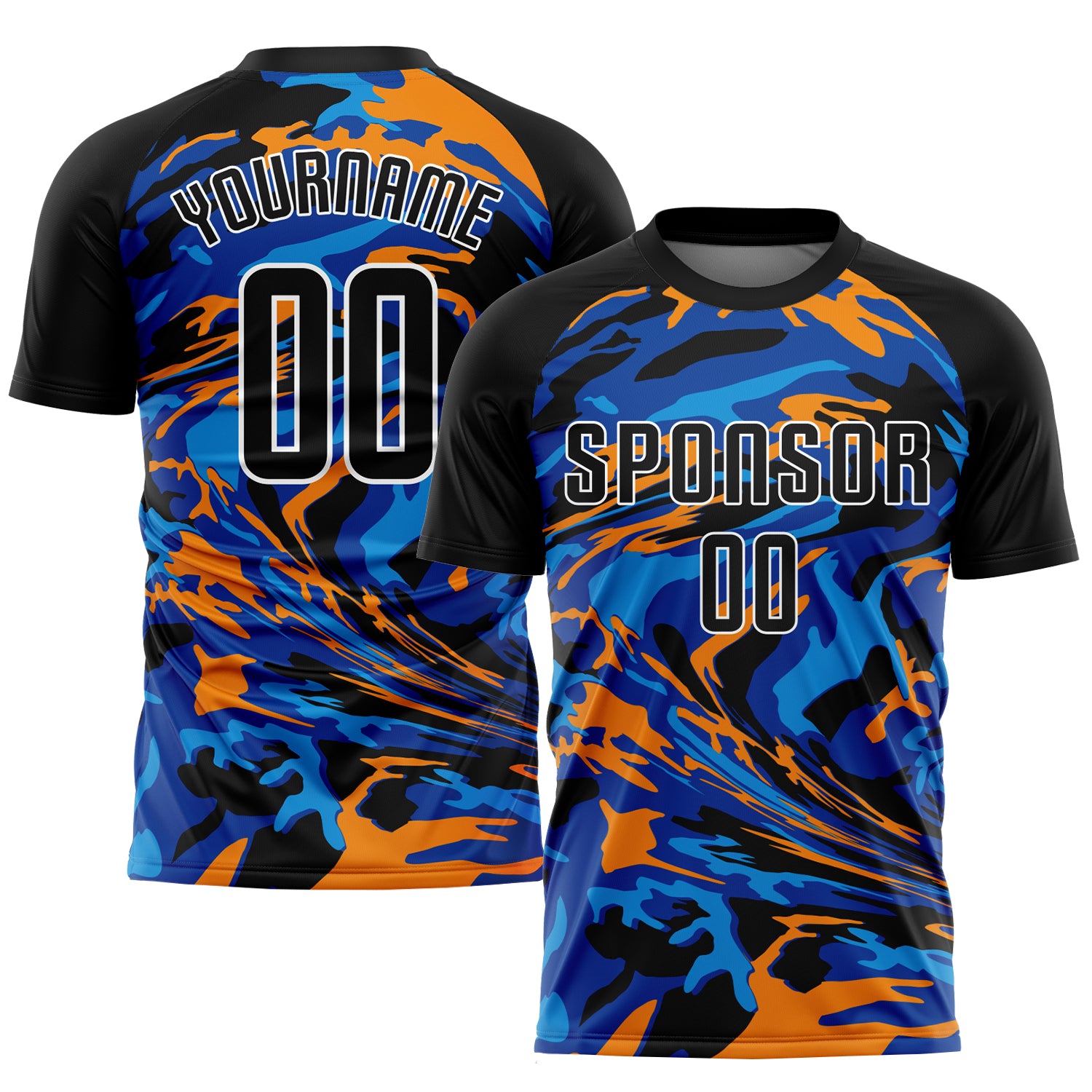 Quick Dry Orange Football Jersey Custom Sublimation Soccer