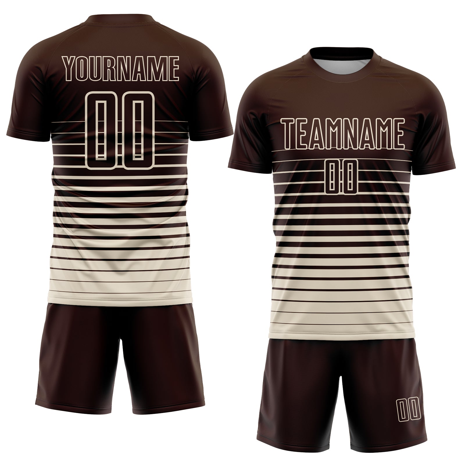 Custom White Brown Pinstripe Brown-Old Gold Authentic Basketball Jersey