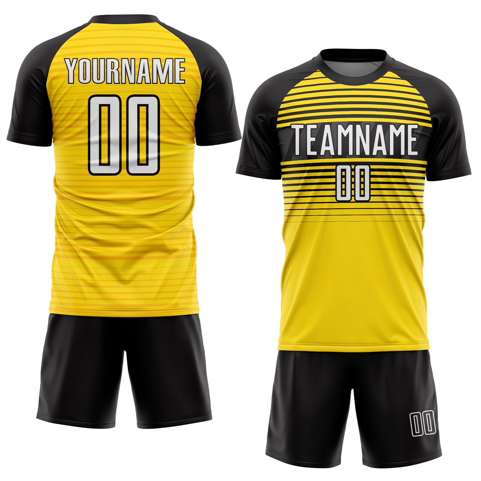 Custom Black Red-White Sublimation Soccer Uniform Jersey