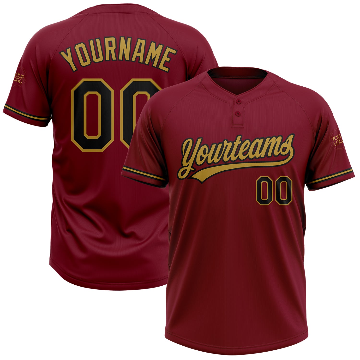 Custom Baseball Jerseys Arizona Diamondbacks Gold Stitched