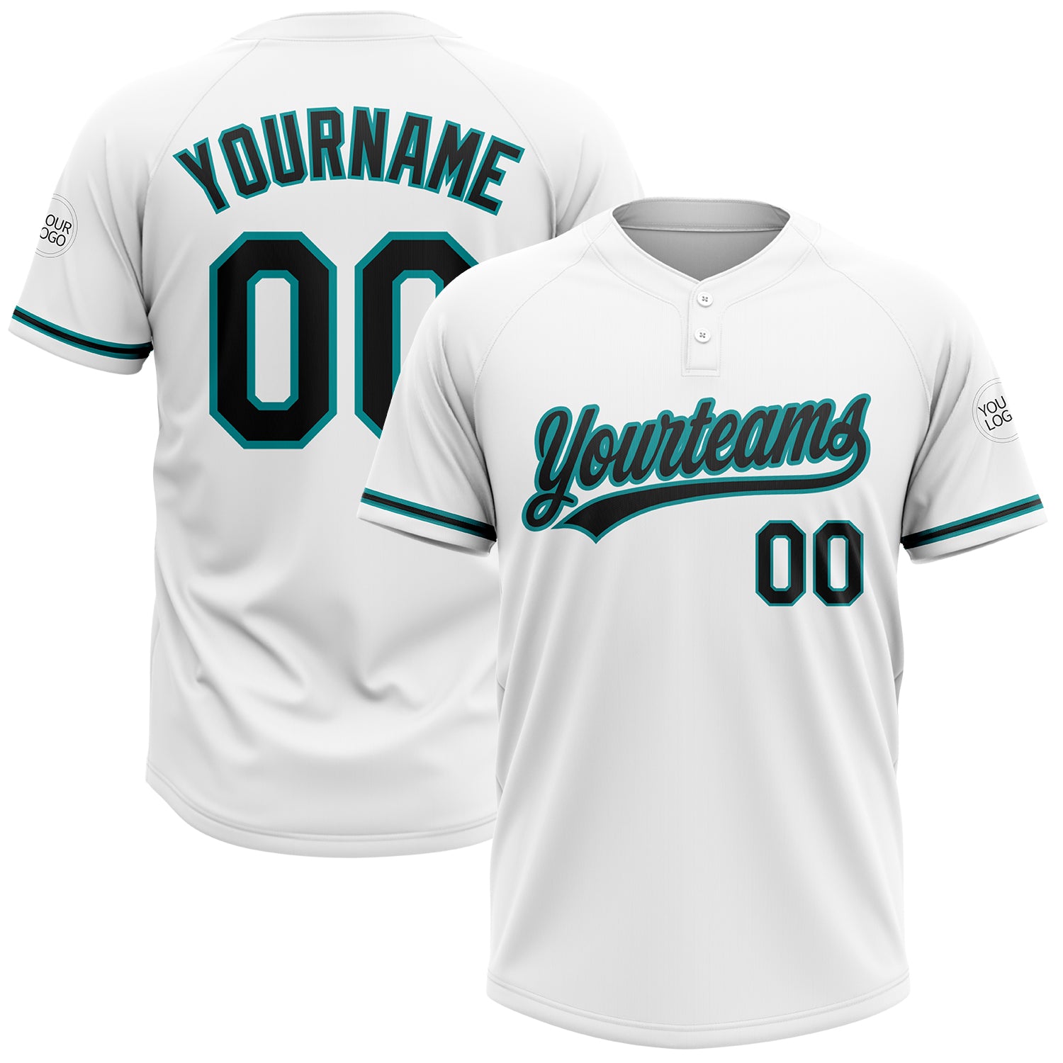 2022 Top Sale High Quality Customized Sublimated Two Buttons Baseball Jersey  Embroidery - China Baseball Jersey and Baseball Uniform price