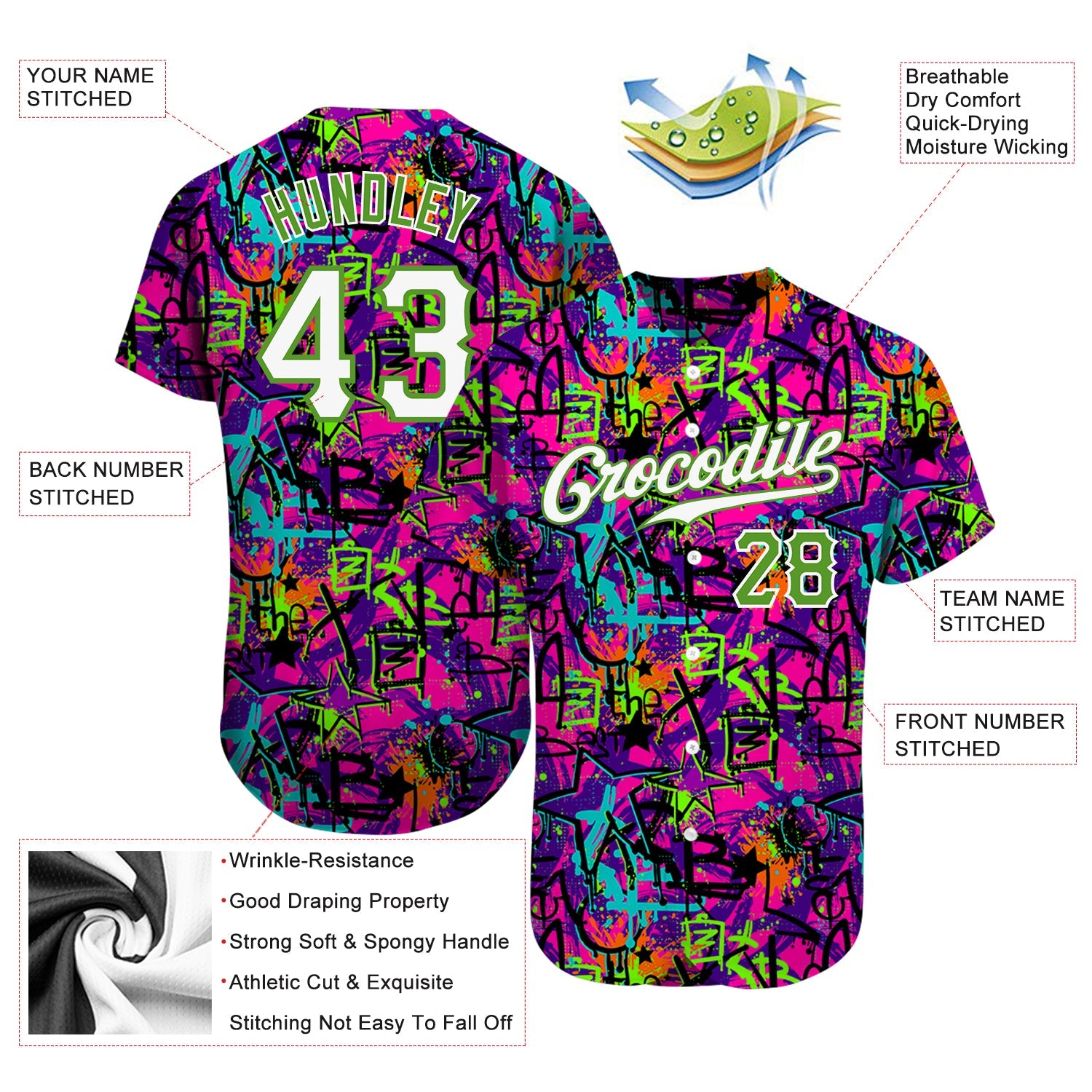 Custom Neon Green Baseball Jerseys, Baseball Uniforms For Your Team