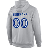 Custom Stitched Gray Royal-White Sports Pullover Sweatshirt Hoodie