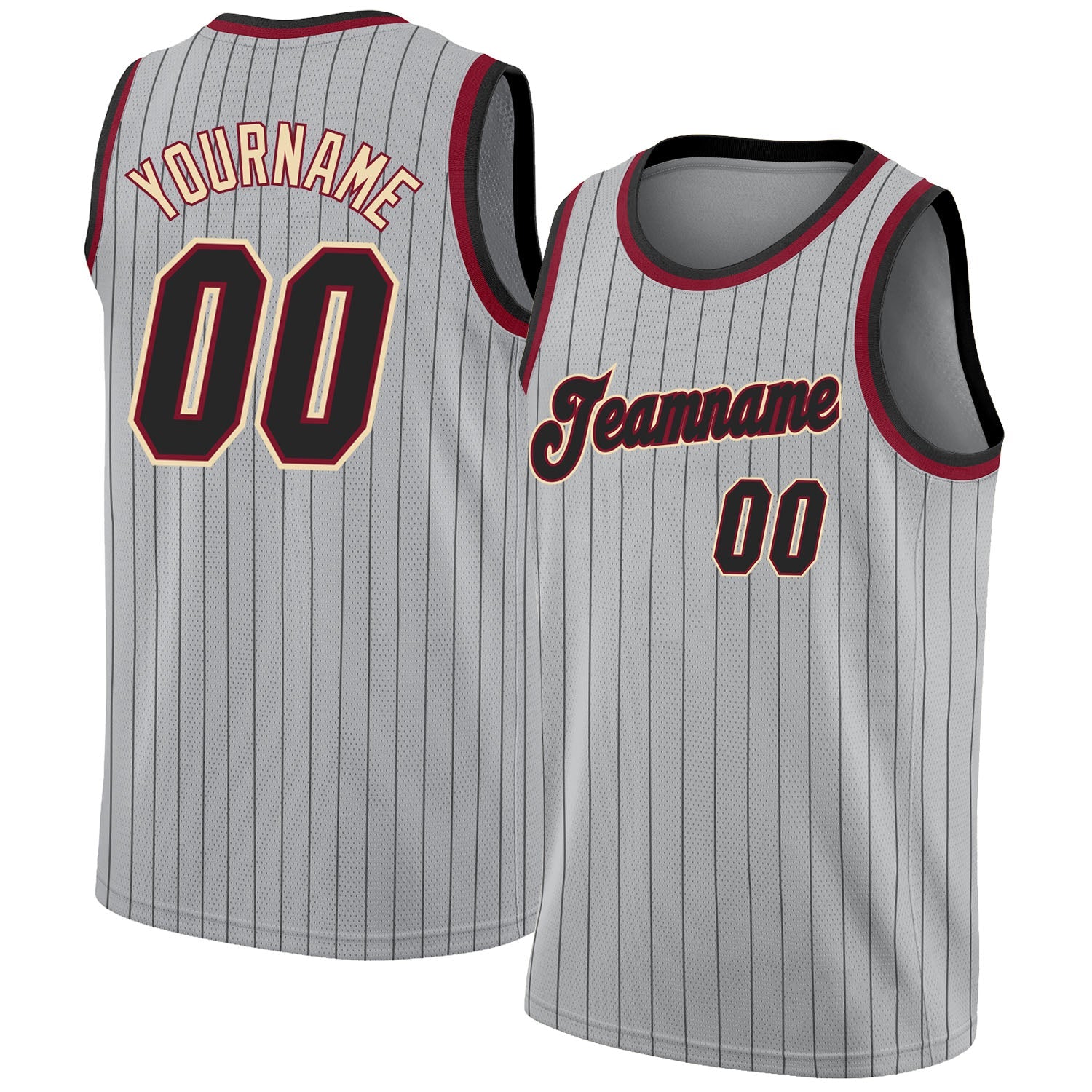 Custom Purple Black Pinstripe Black-Gold Authentic Throwback Basketball  Jersey Discount