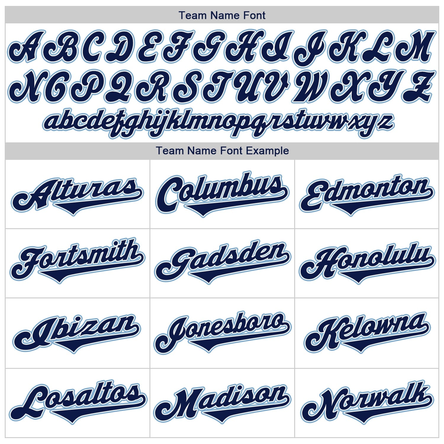  AUUXVA Custom Name Different Fonts Blue Custom Square